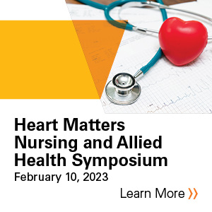 2023 Heart Matters Nursing & Allied Health Symposium Banner